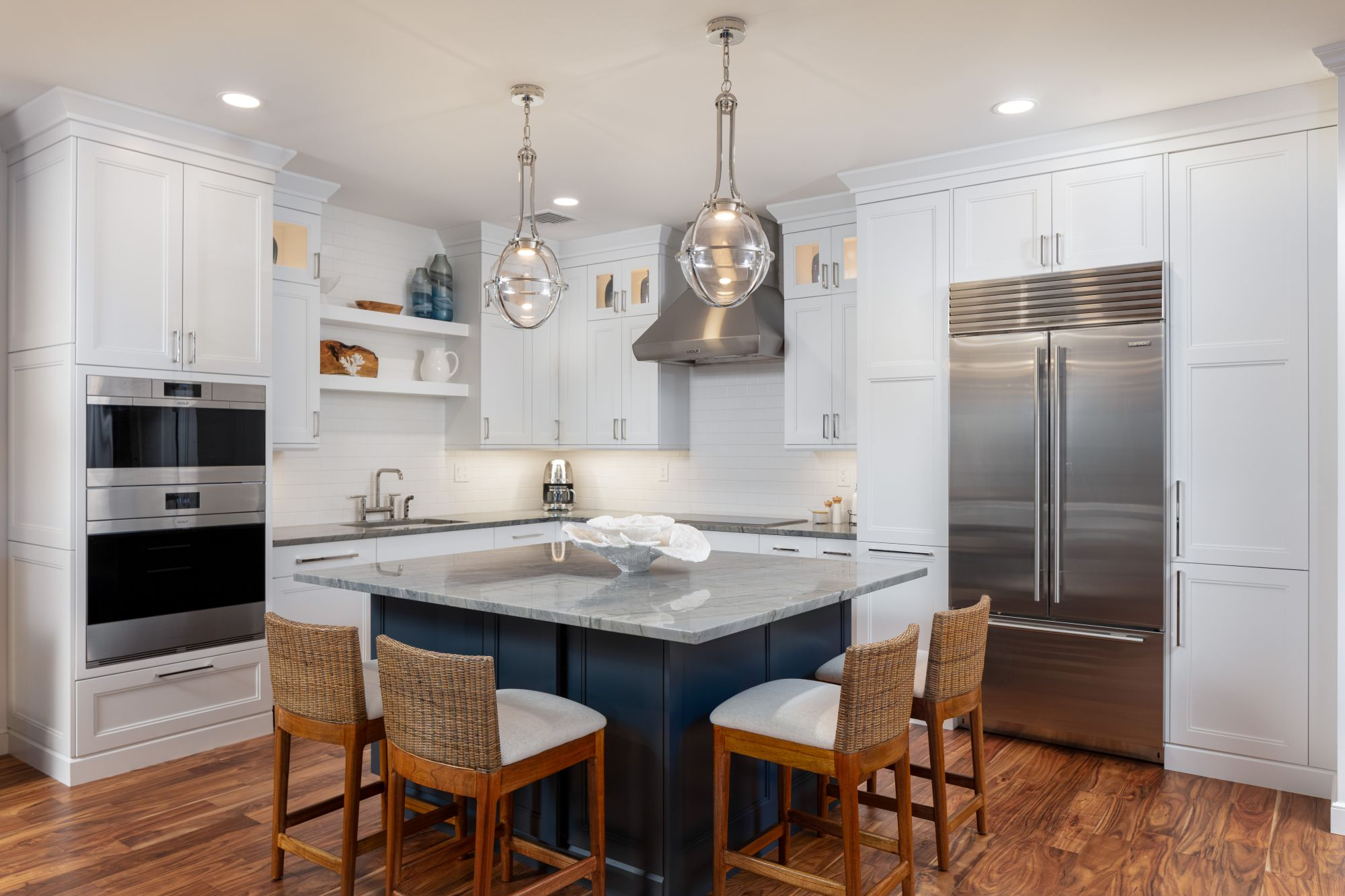 Newport Custom: A Nautical, Transitional Kitchen